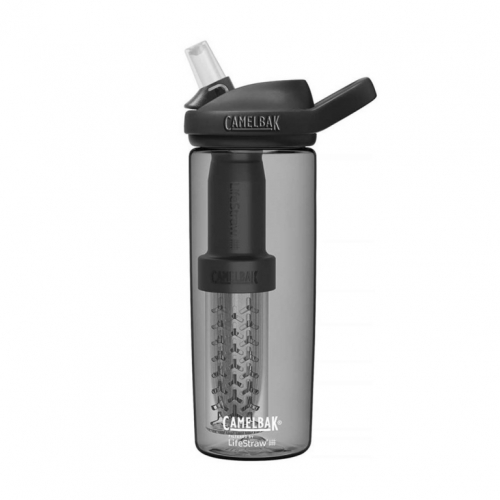 Bottle with filter CamelBak eddy+ 600ml, filtered by LifeStraw, Charcoal