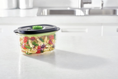 FoodSaver FFC022X food storage container Oval Box 1.2 L Black, Transparent 1 pc(s)