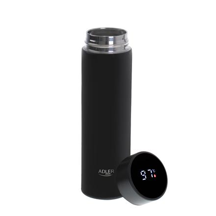 Adler | Thermal Flask | AD 4506bk | Material Stainless steel/Silicone | Black AD 4506bk