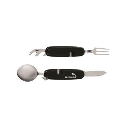 Easy Camp | Folding Cutlery | Knife, Fork, Spoon, Bottle opener, Can opener 680174