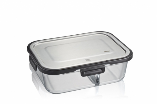 Rectangular glass container 1.2 l Gefu Milo G-12798