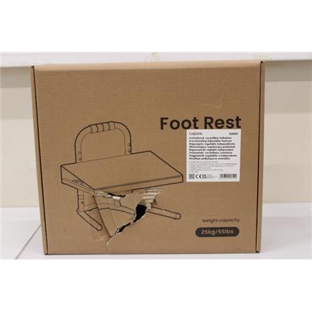 Taastatud. LogiLink EO0007 Free-standing adjustable footrest | Logilink | Free-standing adjustable footrest | EO0007 | DAMAGED PACKAGING EO0007SO