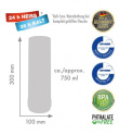 ROTPUNKT Glass thermos capacity. 0.750 l, glossy absinth (green)