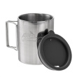 Helikon Thermal mug with lid 250 ml Silver, Black