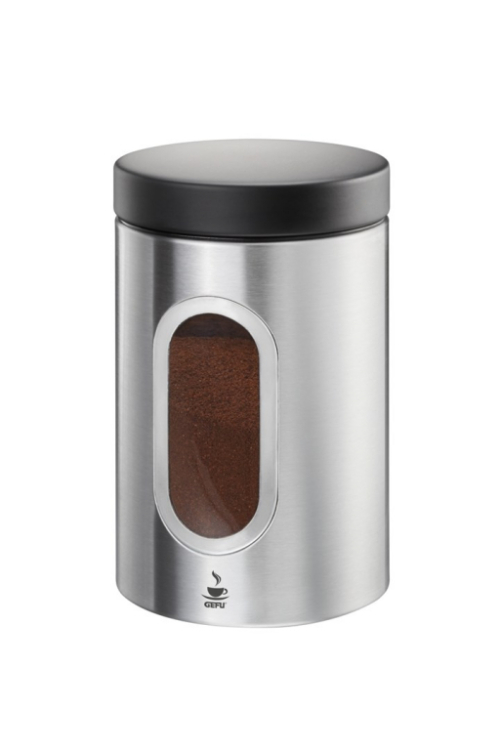 GEFU 16340 kitchen storage container Coffee container 0.5 L Aluminium, Polypropylene (PP), Stainless steel