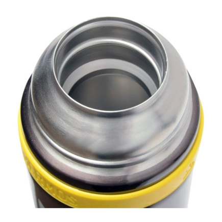 Outdoor thermos flask for extreme conditions with 0.9 l cup, black matt 150063
