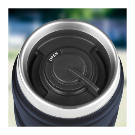 THERMOS 470 ml waterproof thermos mug - metallic grey