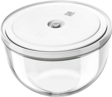ZWILLING FRESH & SAVE Glass bowl with lid 4 ltr, transparent