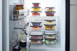 GEFU 12757 food storage container Square 0.8 L Black, Transparent 1 pc(s)