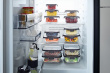 GEFU MILO Rectangular Container 0.4 L Grey, Transparent 1 pc(s)
