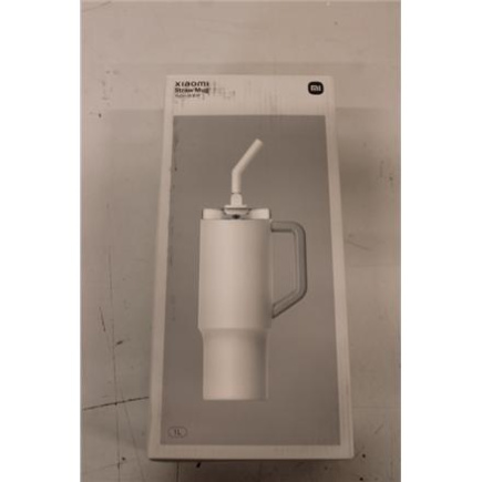 Восстановленный. Xiaomi Straw Mug | Xiaomi Straw Mug | Capacity 1 L | Material Stainless steel | White | DEMO BHR9540GLSO