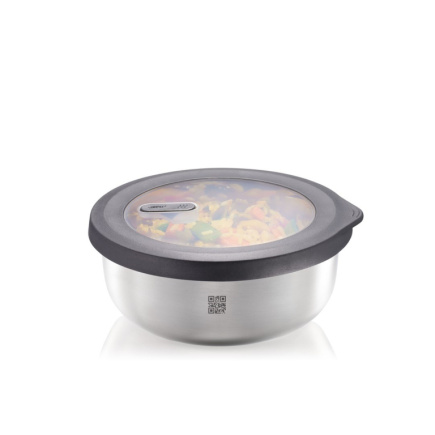 GEFU PROVIDO Steel container round 1 ltr