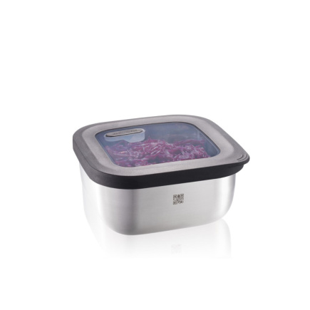 PROVIDO 900 ml steel square container