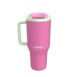 Thermal mug with telescopic straw Kambukka Rio Tumbler 950ml Bubblegum Mint