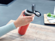 Leifheit 03273 travel mug 600 ml Must, Red Stainless steel