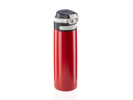 Leifheit 03273 travel mug 600 ml Must, Red Stainless steel