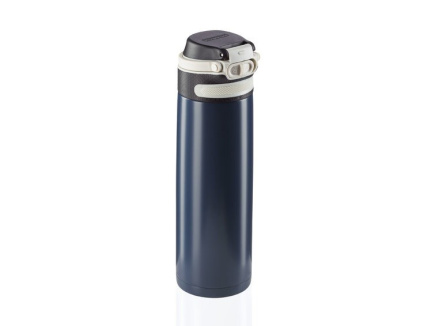 Leifheit 03275 travel mug 600 ml Must, Blue Stainless steel