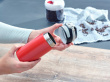 Leifheit 03245 travel mug 350 ml Must, Red Stainless steel