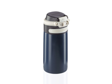 Leifheit 03247 travel mug 350 ml Must, Blue Stainless steel