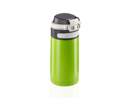 Leifheit 03249 travel mug 350 ml Must, Green Stainless steel
