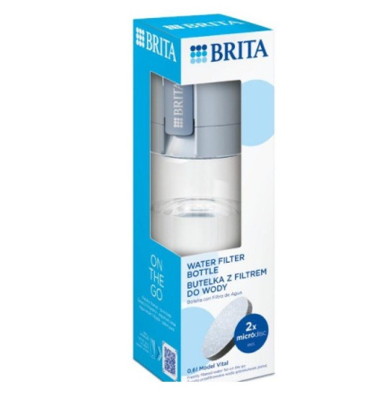 Brita Vital Filtering bottle 0.6 l Pastel blue