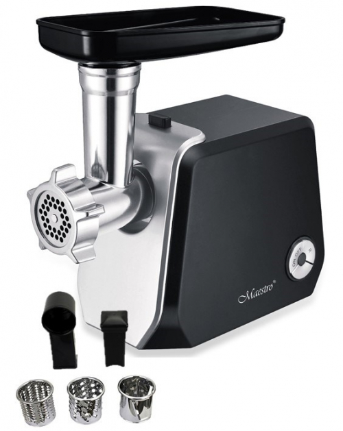 Feel-Maestro MR850 mincer 1500 W Black, Stainless steel