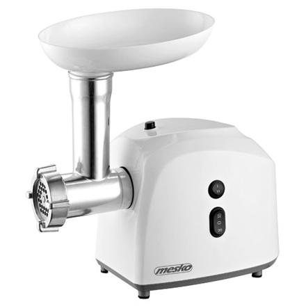 Mesko MS 4805 Meat mincer, Power 600W, Bowl, Middle size sieve, Mince sieve, Poppy sieve, Plunger, Sausage filler | Mesko | Mesko MS 4805 | White | Middle size sieve, mince sieve, poppy sieve, plunger, sausage filler, kibbe attachment