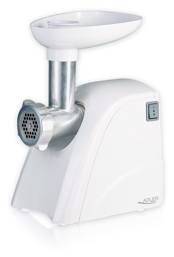 Adler AD 4803 mincer 800 W Stainless steel, White