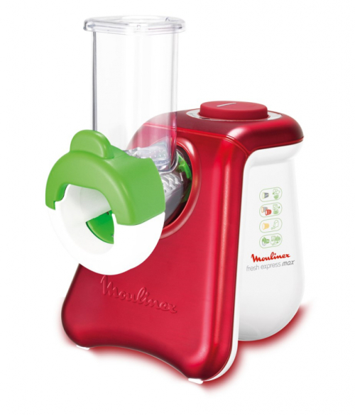 Moulinex DJ8115 electric grater/spiralizer Red, White