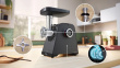 Bosch MFWS430B mincer 1900 W Black, Silver