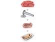 Bosch MFW67440 mincer 700 W Black,Stainless steel