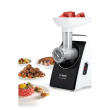 Bosch MFW3850B mincer 500 W Must, Valge