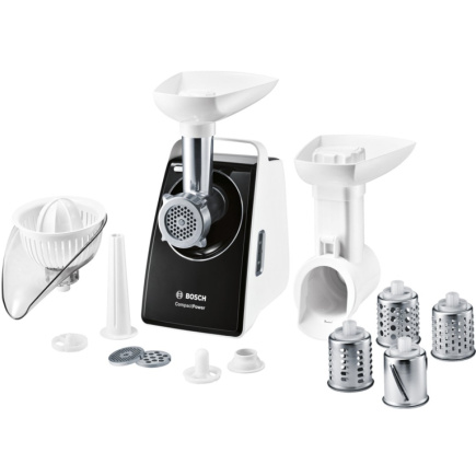 Bosch MFW3850B mincer 500 W Must, Valge