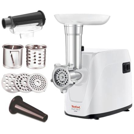 TEFAL | Meat Mincer | NE114130 | Valge | Number of speeds 1 | Throughput (kg/min) 1.9