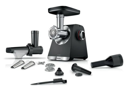 Bosch Serie 6 MFWS650B mincer 500 W Black, Silver