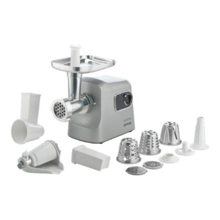 Gorenje MG2500DS Meat grinder, 2500 W, Grinding capacity (kg/min) 2.8, Stainless Steel/White | Gorenje Gorenje MG2500DS Meat grinder, 2500 W, Grinding capacity (kg/min) 2.8, Stainless Steel/White | Gorenje