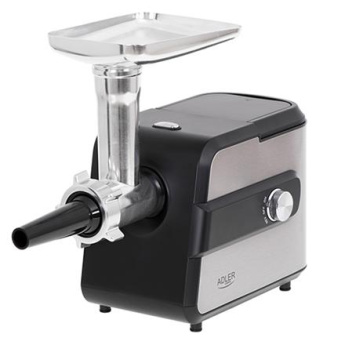Adler | Meat mincer with a shredder | AD 4813 | Silver/Must | 600 W | Number of speeds 2 | Throughput (kg/min) 1