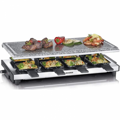 Severin, 1500 W, roostevaba teras - Raclette grill kiviplaadiga / RG2374