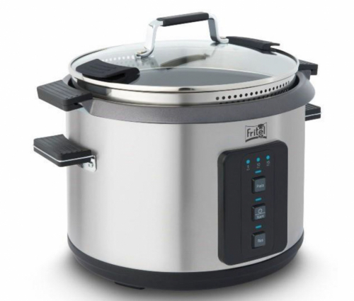 Fritel RC 1377 rice cooker 6 L 1100 W Black, Stainless steel