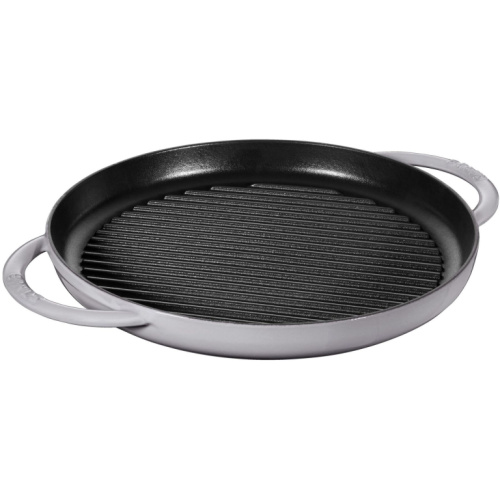 Staub Grillpfanne induktion rund 30cm Graphit-grau