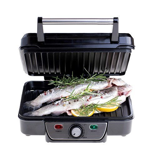 Mesko Grill MS 3050 Contact grill, 1800 W, Black/Stainless steel