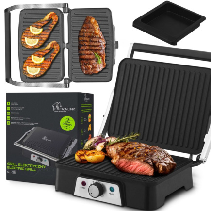 Extralink Smart Life Electric Grill SJ-36 | Electric Grill | 2000W, Temperature Control Grill