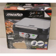Taastatud. Mesko MS 3050 Grill, Contact, Power 1800 W, Black/Stainless steel | Mesko | Grill | MS 3050 | Contact grill | 1800 W | Black/Stainless steel | DAMAGED PACKAGING, MISSING SPATULA