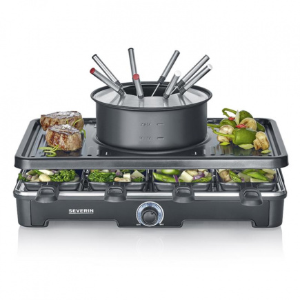 Severin, 1400 W, must - Raclette grill ja Fondüü / RG2347