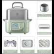 BUYDEEM Multi function Digital Food Steamer, model G564, color Cozy Greenish, EU