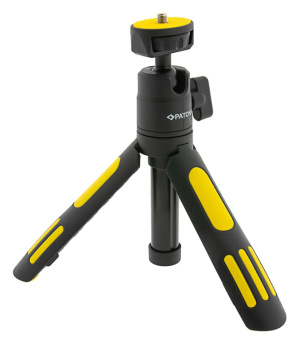 PATONA Premium Adjustable tripod with smartphone holder Must, Yellow