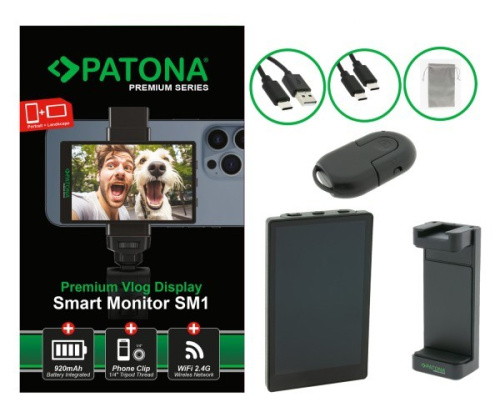 PATONA 4199 camera monitor 10.1 cm (3.97