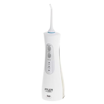 Adler | Travel Oral Irrigator | AD 2176 | Oral irrigator | 150 ml | Number of heads 2 | White | Number of teeth brushing modes 3