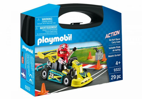Playmobil Figurine set Action 9322 Go-Kart Racer Carry Case