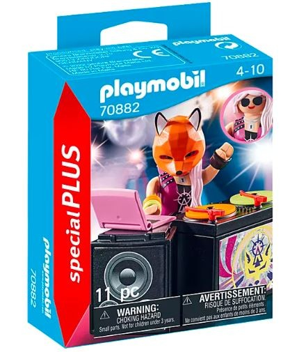 Playmobil Figures set Special Plus 70882 DJ with Turntables